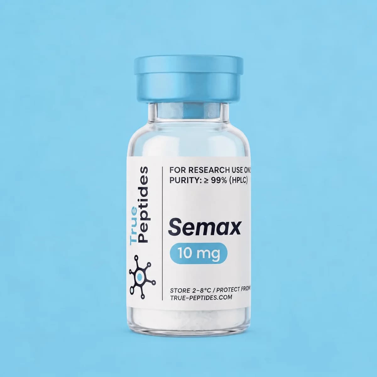 Semax peptide vial for research.